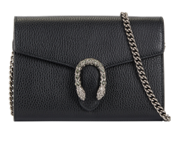 Dionysus WOC, Leather/Crystal, Black, 401231, DB/B/S, 2*